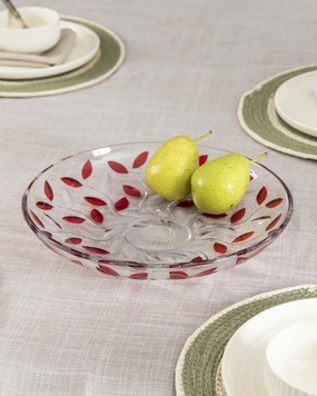 Decorative Glass Fruit Bowlmodern kitchen decor ,kitchen dinner set ,dinnerware 