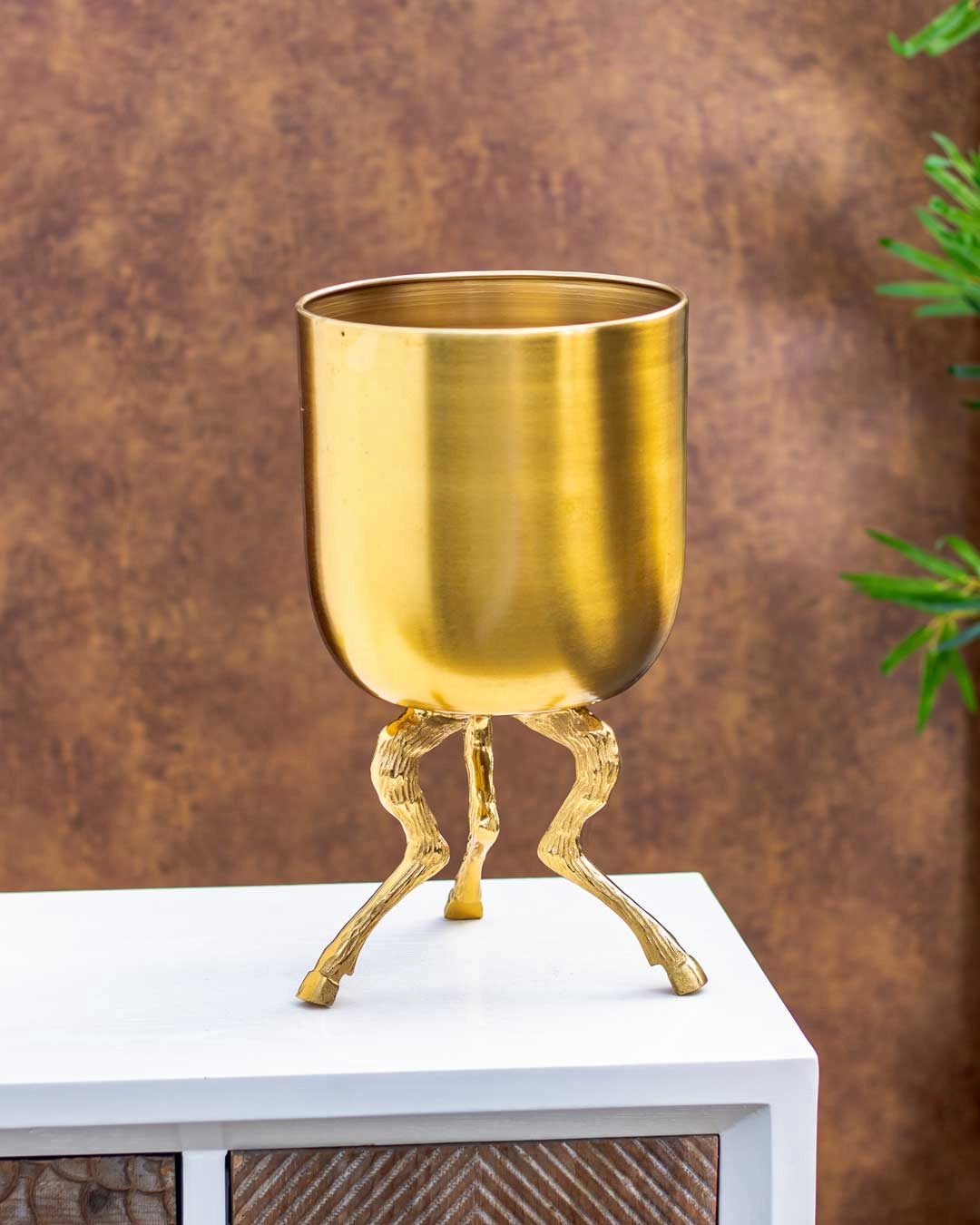 Deer Legged Stand Planter - 13"home decor ,wall decor 