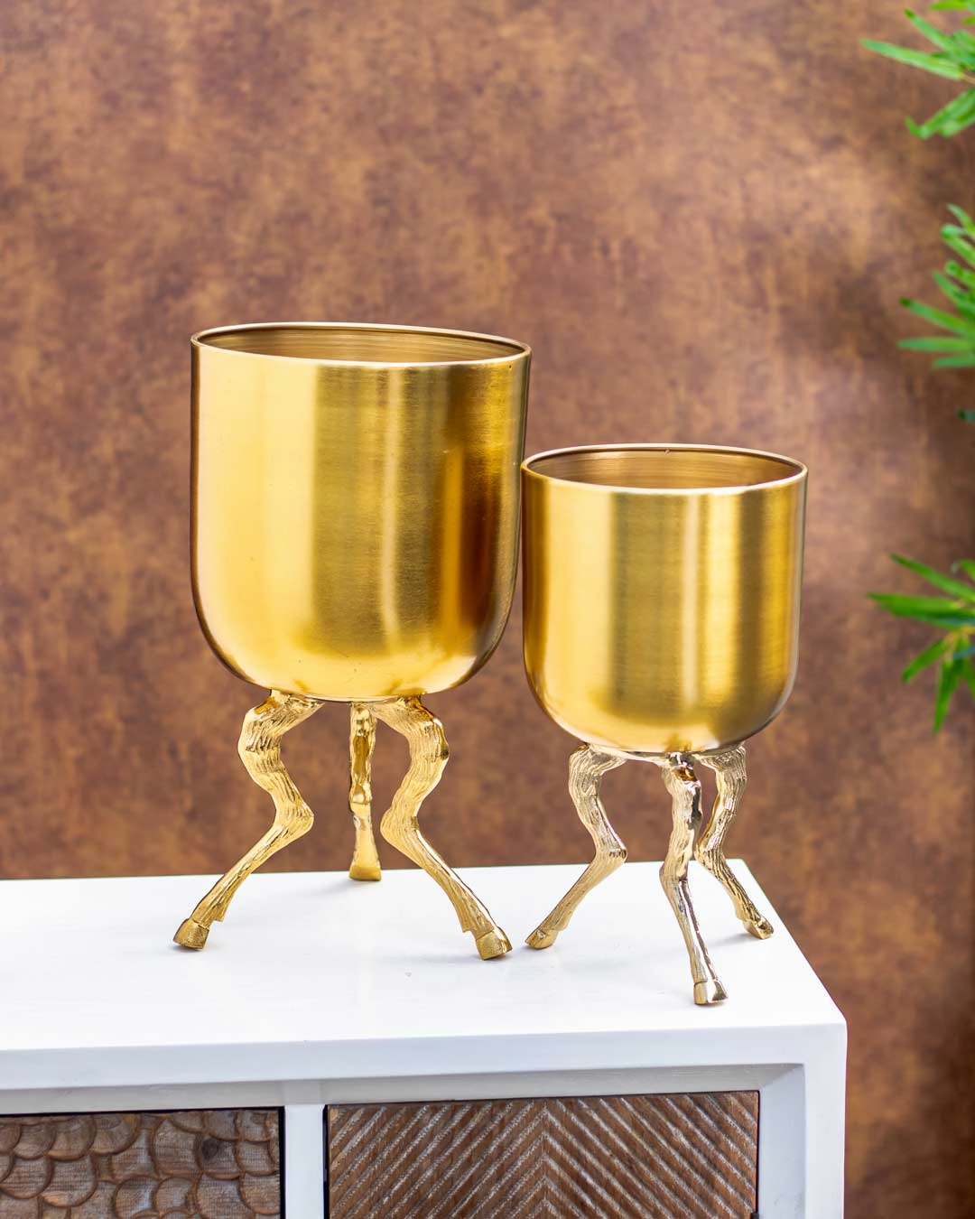 Deer Legged Stand Planter - 13"