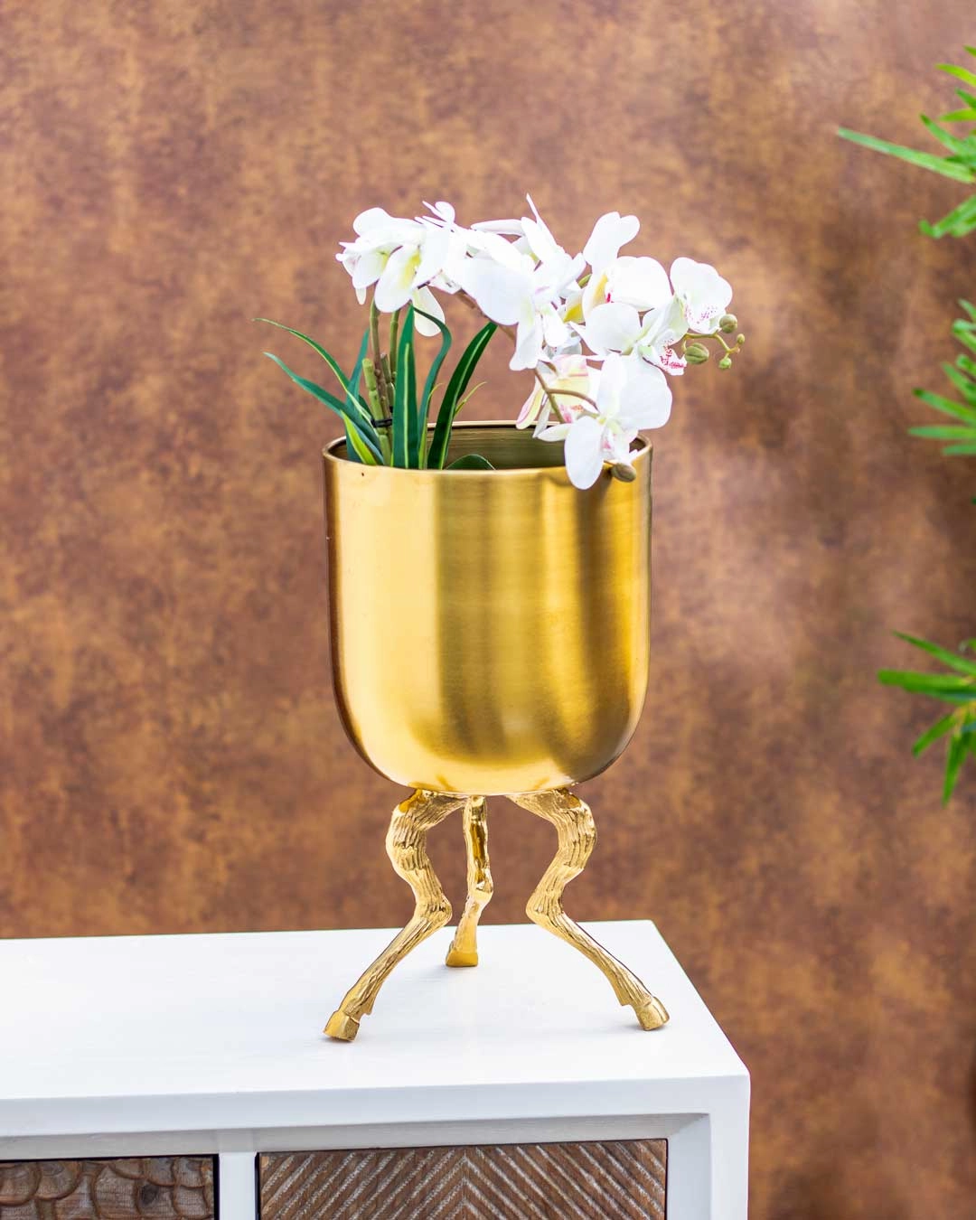 Deer Legged Stand Planter - 13"
