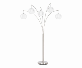 Deion 5-Lite Arch Lampdimmable floor lamp,modern floor lamp for living room