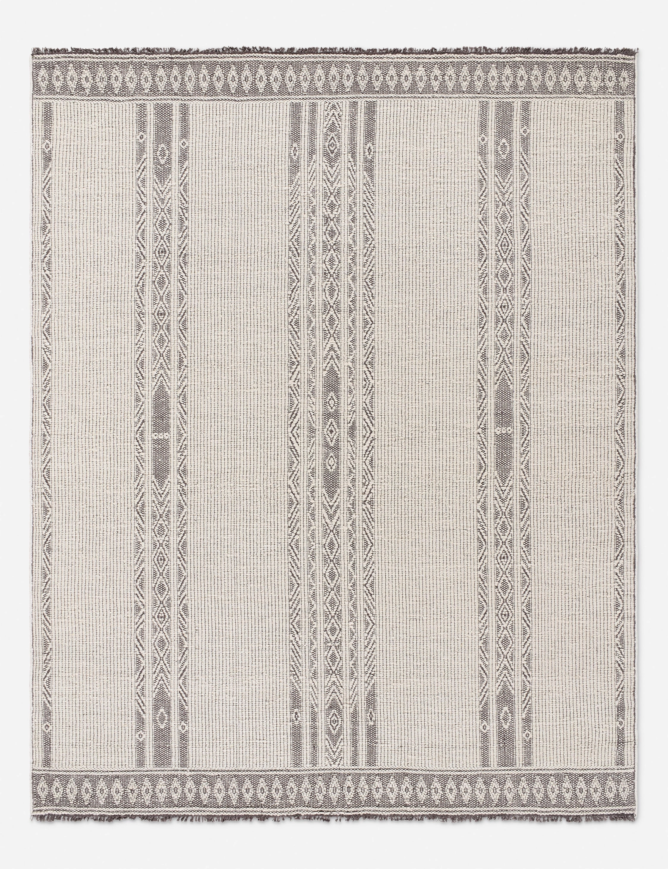 Delgado Handwoven Wool Rugmodern color block patchwork rug