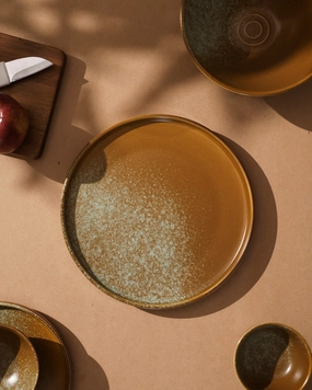 Desert Dune Ceramic Dinner Platemodern kitchen decor ,kitchen dinner set ,dinnerware 