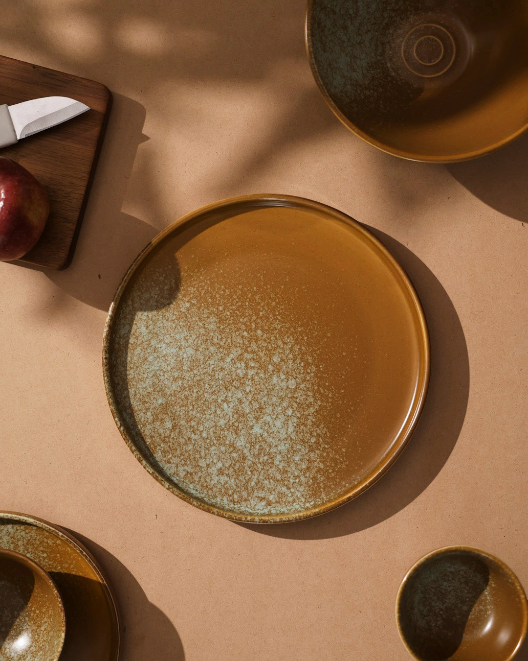 Desert Dune Ceramic Dinner Platemodern kitchen decor ,kitchen dinner set ,dinnerware 