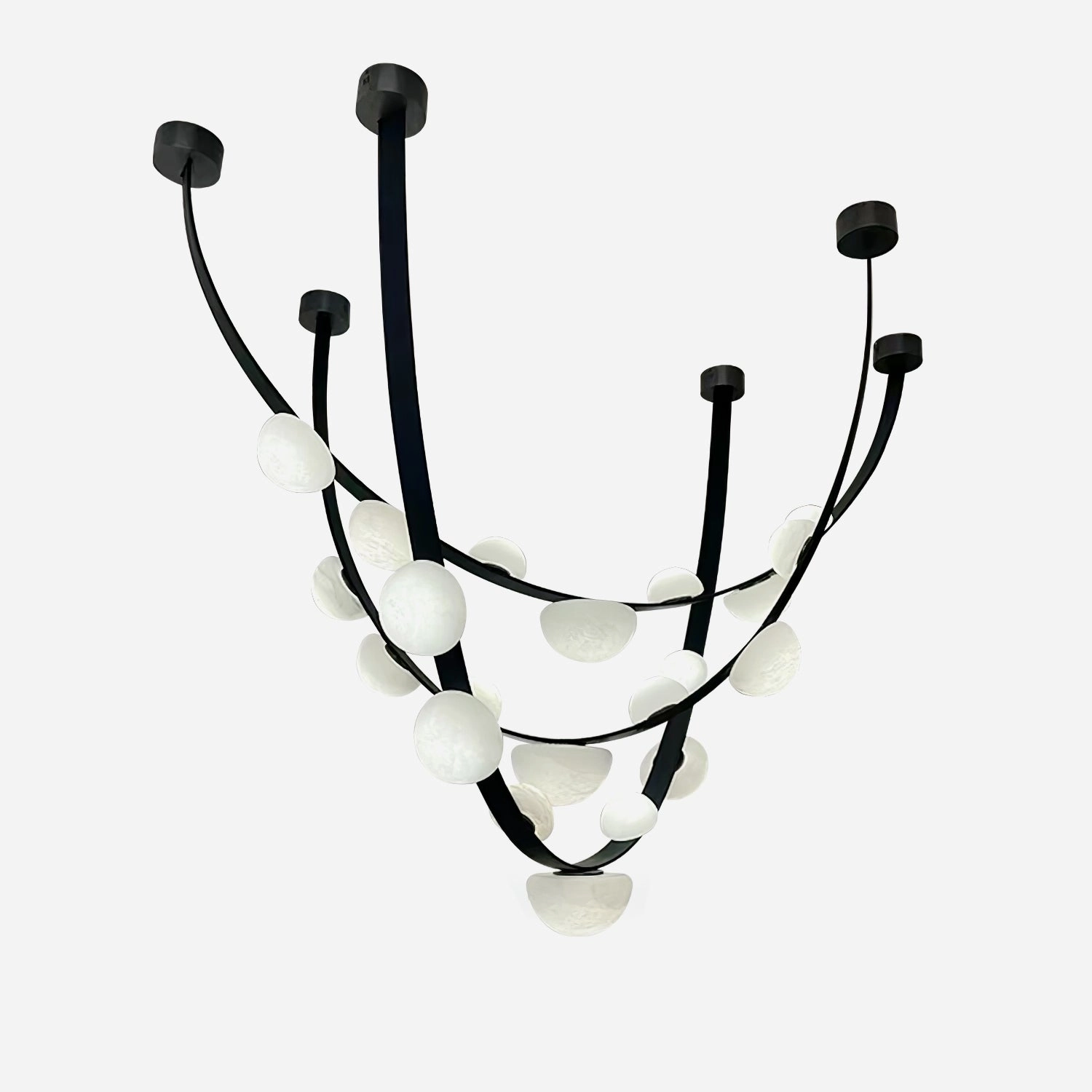 Dew Drops Alabaster Chandelierrustic chandelier,bedroom chandelier 