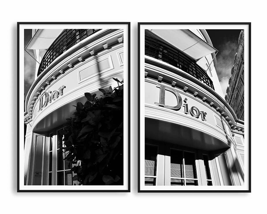 Dior Galleria Set INCLUDES TWO PRINTSnordic style wall decor