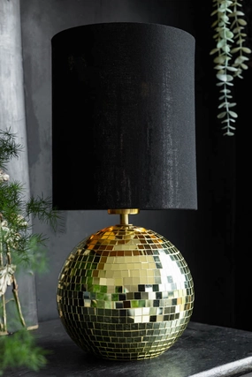 Disco Ball Table Lamp in Goldkids table lamp,modern table lamp
