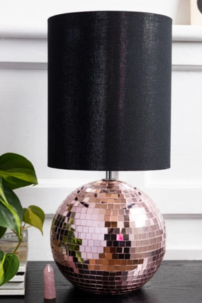 Disco Ball Table Lamp in Pinkkids table lamp,modern table lamp