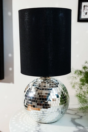 Disco Ball Table Lamp in Silverkids table lamp,modern table lamp