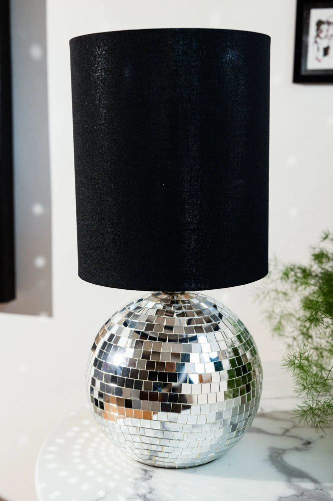 Disco Ball Table Lamp in Silverkids table lamp,modern table lamp