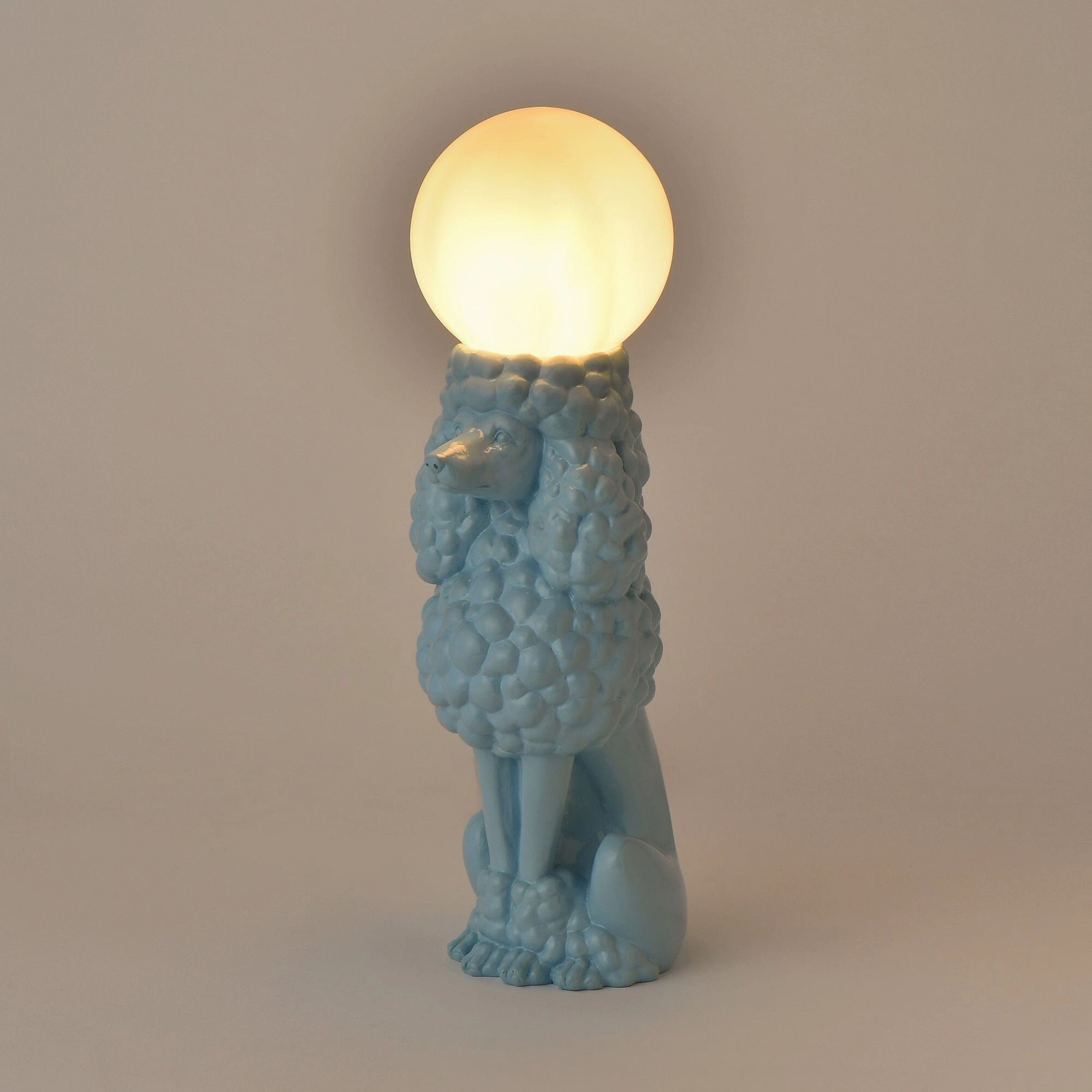 Dog Lamp Blue