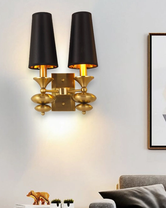 Double Head Royal Lumiere Wall Lamp - Black
