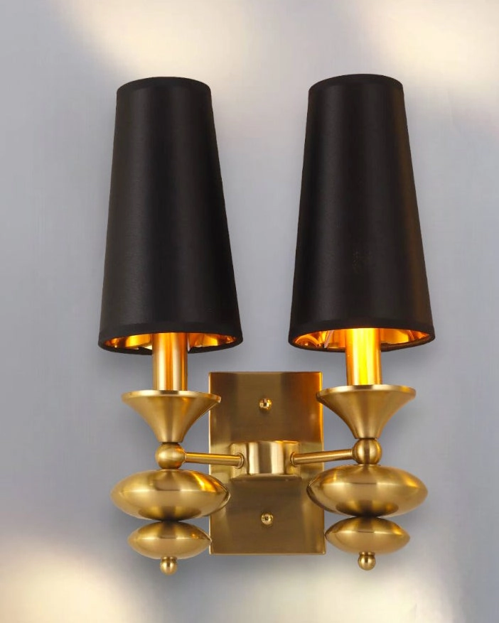 Double Head Royal Lumiere Wall Lamp - Black