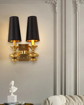 Double Head Royal Lumiere Wall Lamp - Blackmodern wall lamp,smart wall lamp