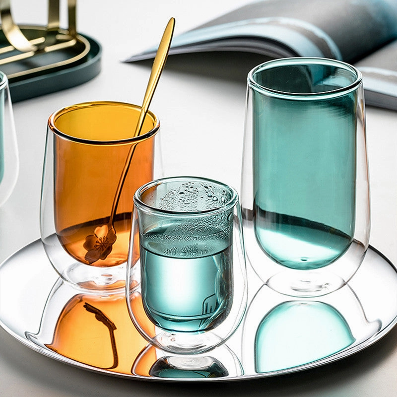 Double Walled Drinking Glassmodern kitchen decor ,kitchen dinner set ,dinnerware 