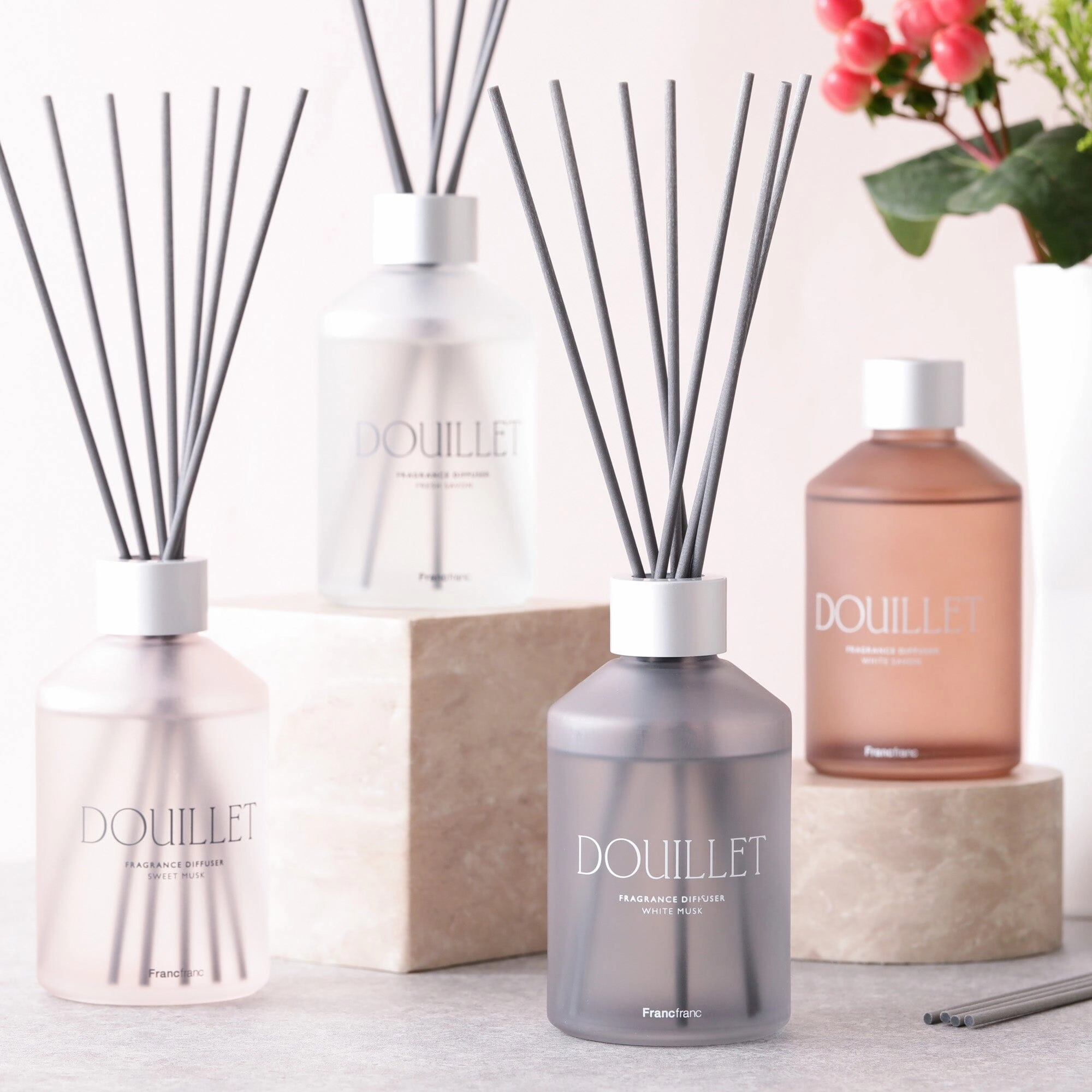 Douillet Fragrance Diffuser Brown (White Savon)