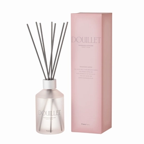 Douillet Fragrance Diffuser Pink (Sweet Musk)decorative vase ,Modern Ceramic Vase for Home Decoration 