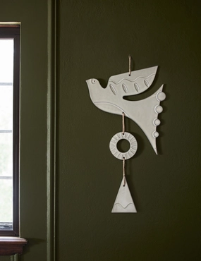 Dove Wall Hanging by Sarah Sherman Samuelnordic style wall decor