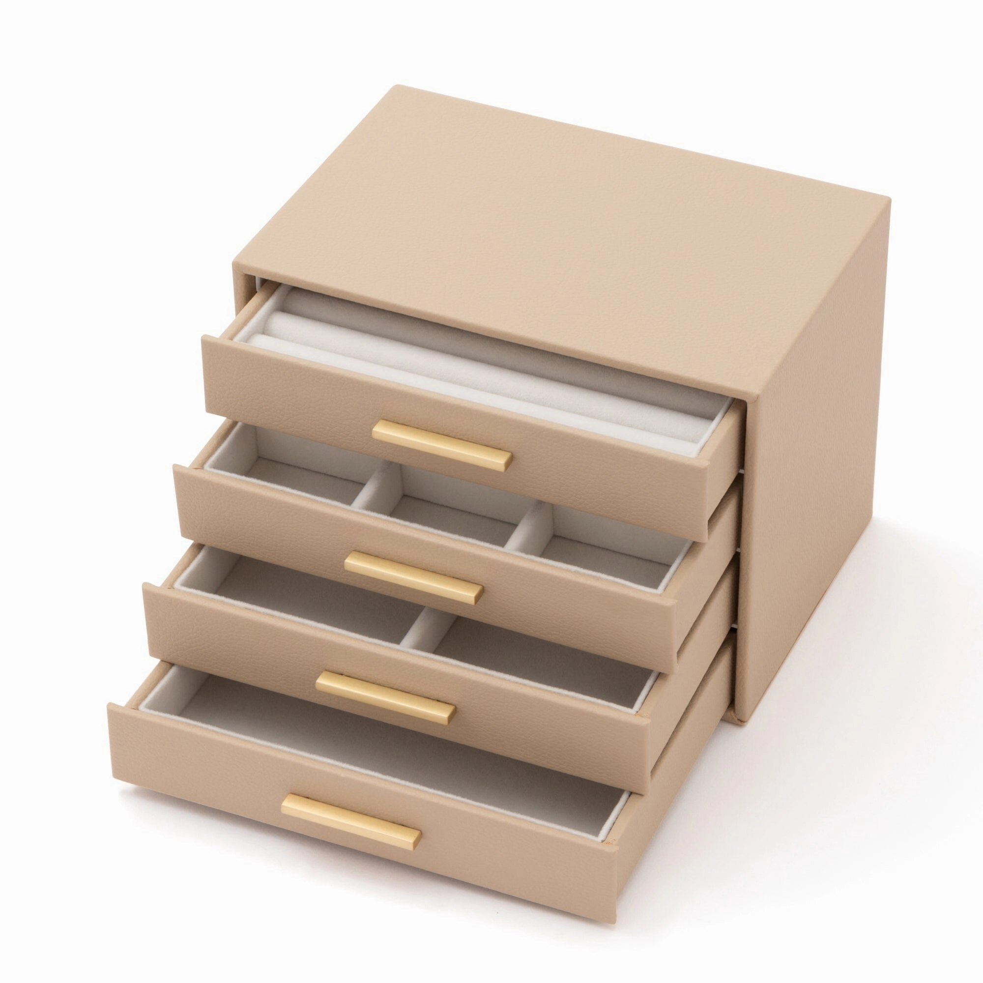 Drawer Jewelry Box 4S  Beige