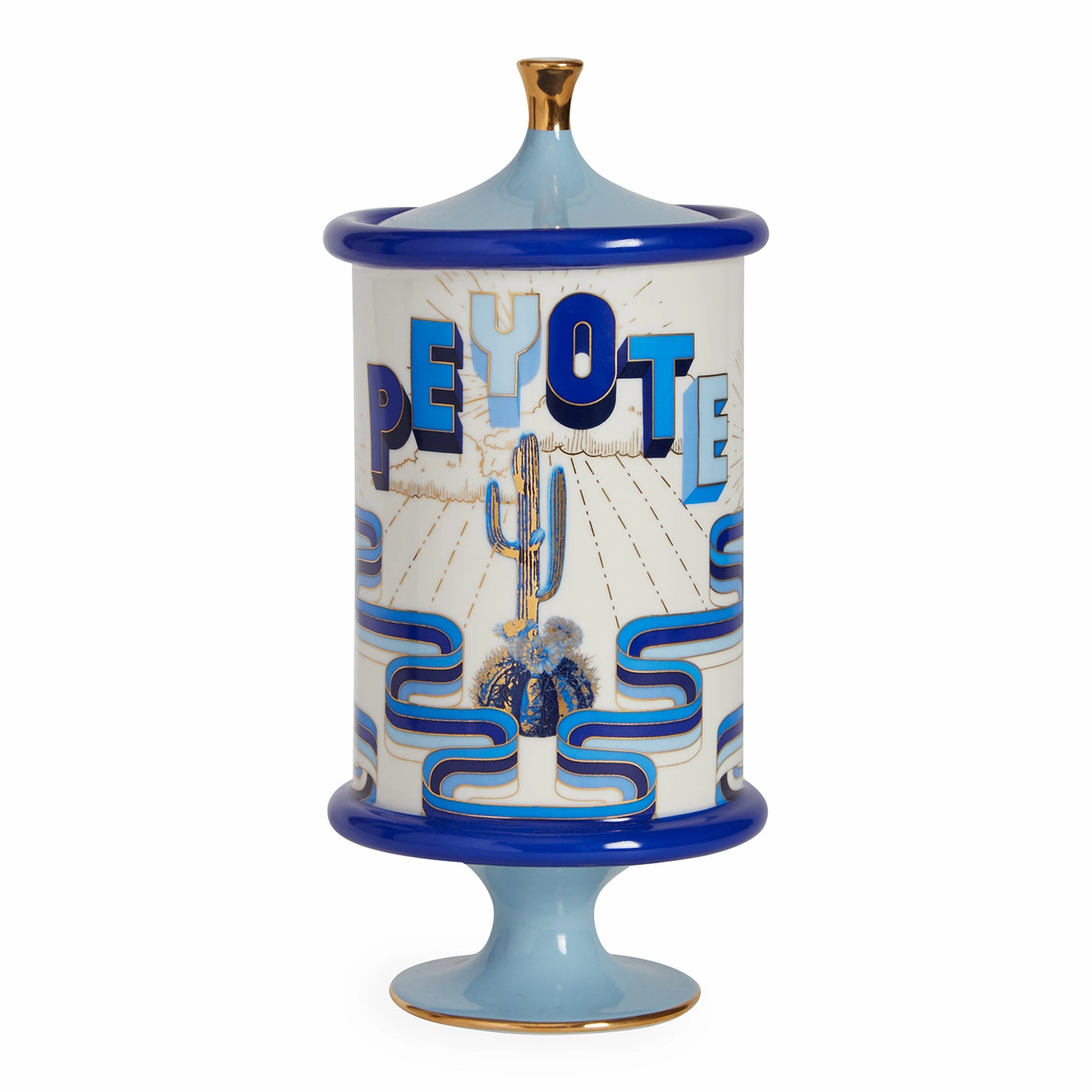 Druggist Peyote Canisterglass jar ,jar with lid 