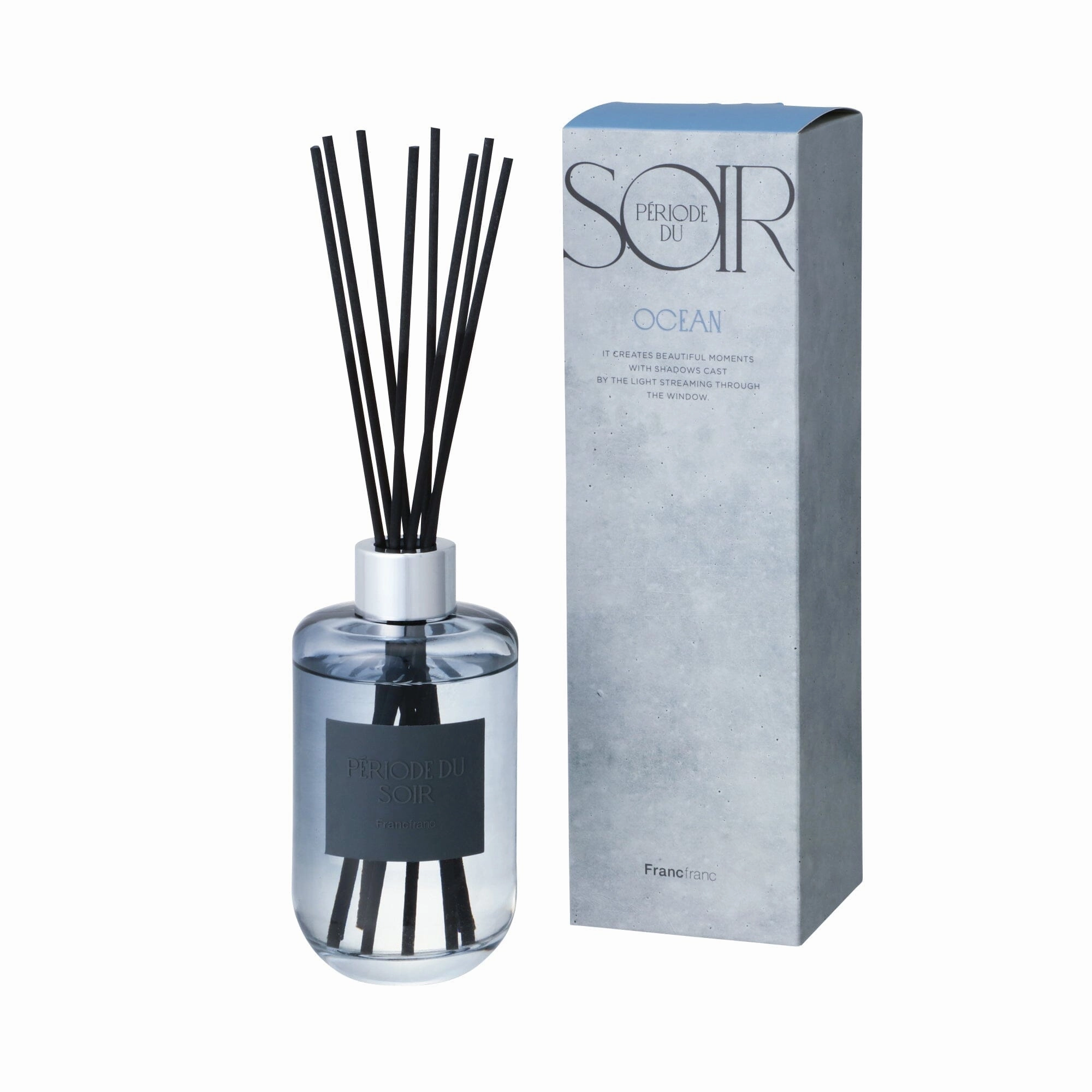 Du Soir Fragrance Diffuser Blue (Ocean)decorative vase ,Modern Ceramic Vase for Home Decoration 
