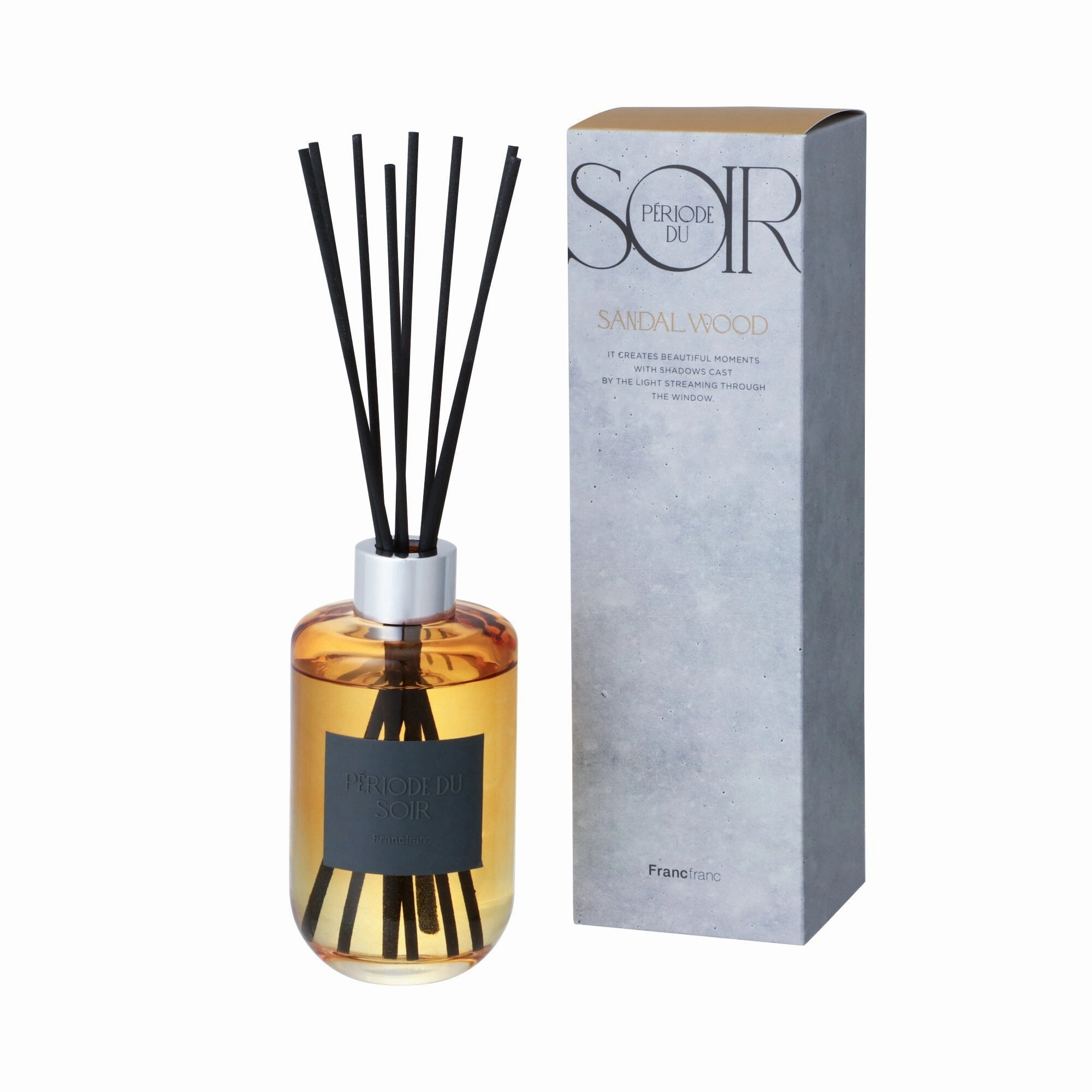 DU Soir Fragrance Diffuser Orange (Sandalwood)decorative vase ,Modern Ceramic Vase for Home Decoration 