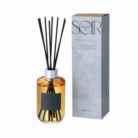 DU Soir Fragrance Diffuser Orange (Sandalwood)decorative vase ,Modern Ceramic Vase for Home Decoration 
