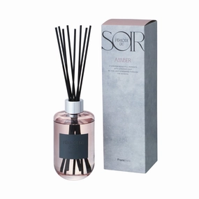 DU Soir Fragrance Diffuser Pink (Amber)decorative vase ,Modern Ceramic Vase for Home Decoration 