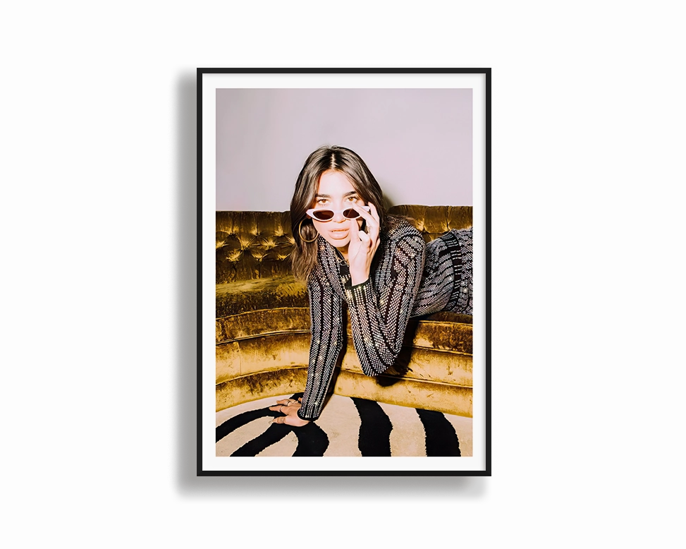 Dua Lipa - High Flash Photographynordic style wall decor