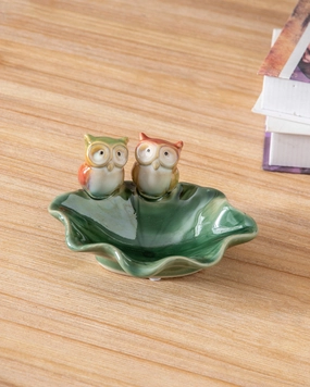 Duo Owl Leaf Mini Plattermodern kitchen decor ,kitchen dinner set ,dinnerware 