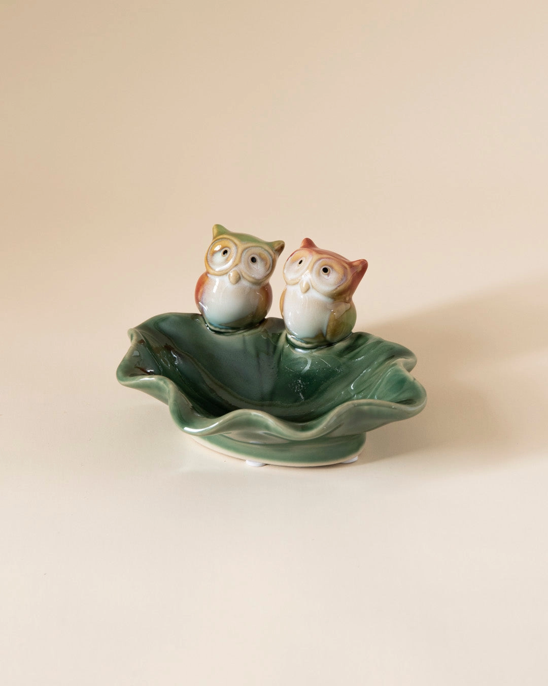 Duo Owl Leaf Mini Platter