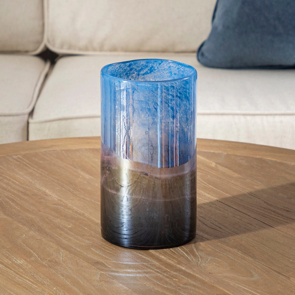 Dwalin Hand-Blown Vase Cobaltmodern home decor ,home decor for bedroom 