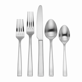 East End Satin 20 Piece Flatware Seteco-friendly bamboo fiber tableware set 