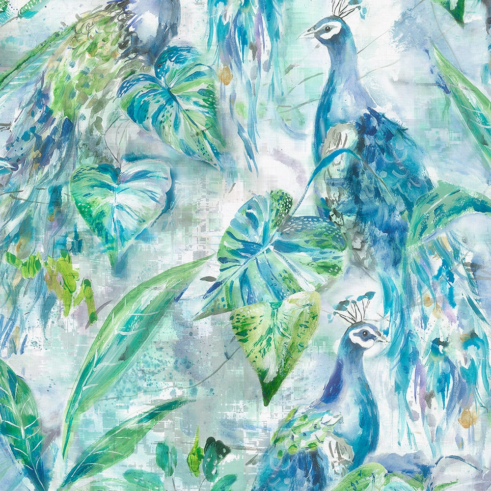 Ebba Printed Made to Measure Curtains Sage