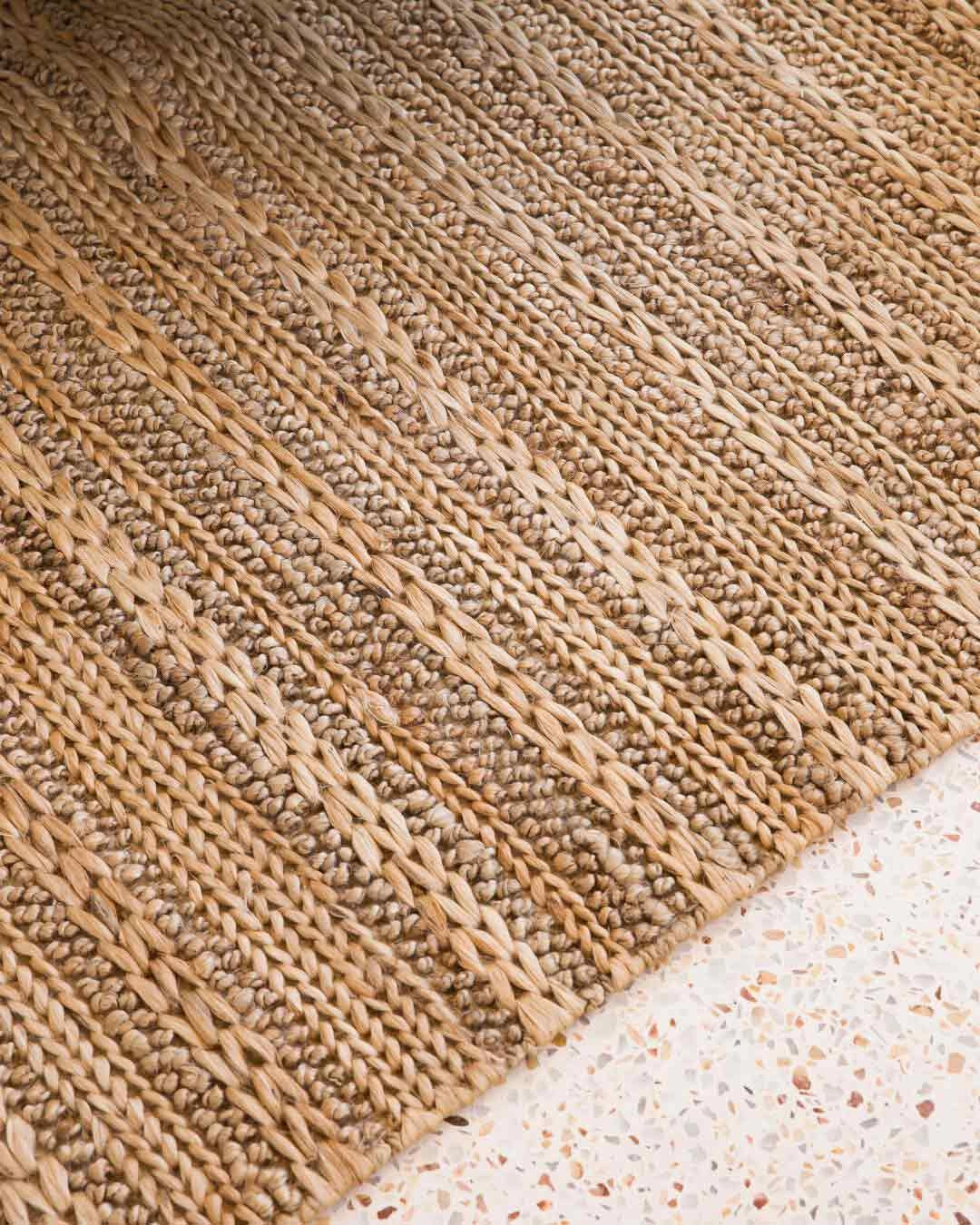 Eboni Chunky Braided Jute and Cotton Rug