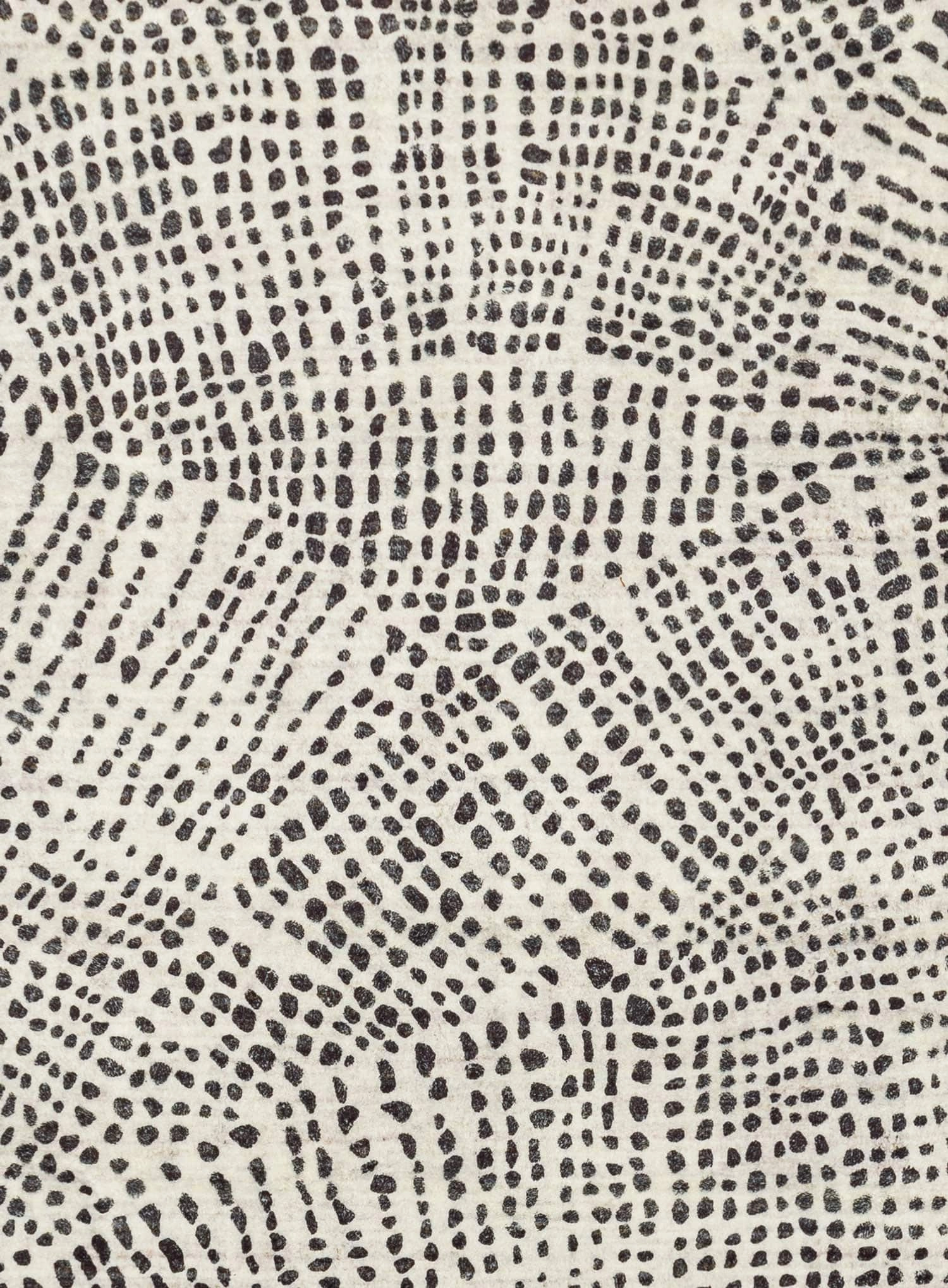 Eddie Charcoal Grey Abstract Tribal Pattern Washable Rug