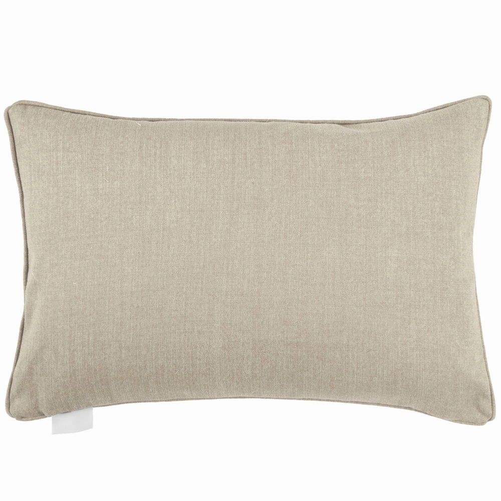 Eden Leaves Printed Cushion Onyx