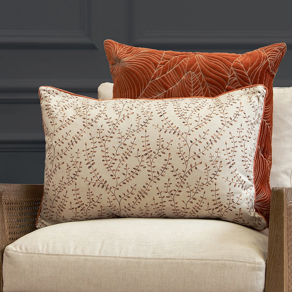Eden Leaves Printed Cushion Siennahome decor ,wall decor 