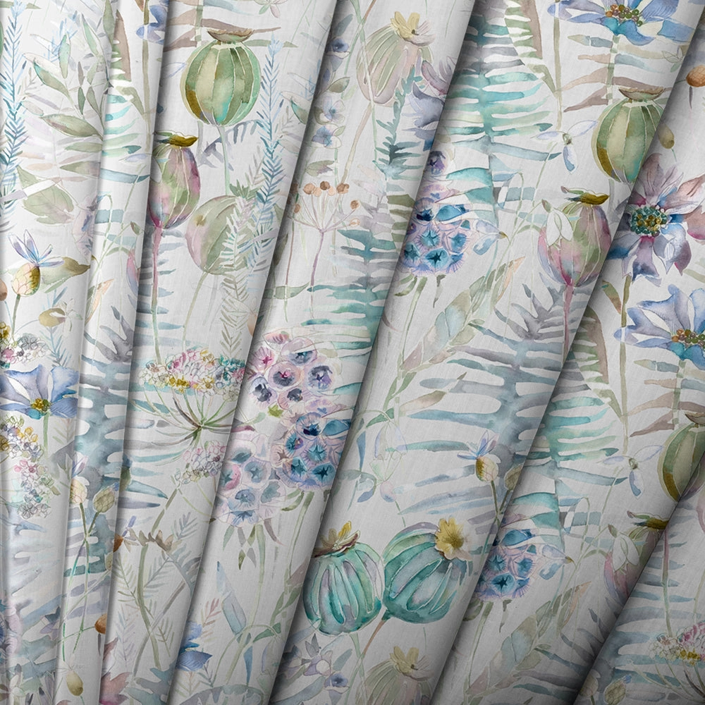 Edenmuir Printed Cotton Made to Measure Roman Blinds Capri