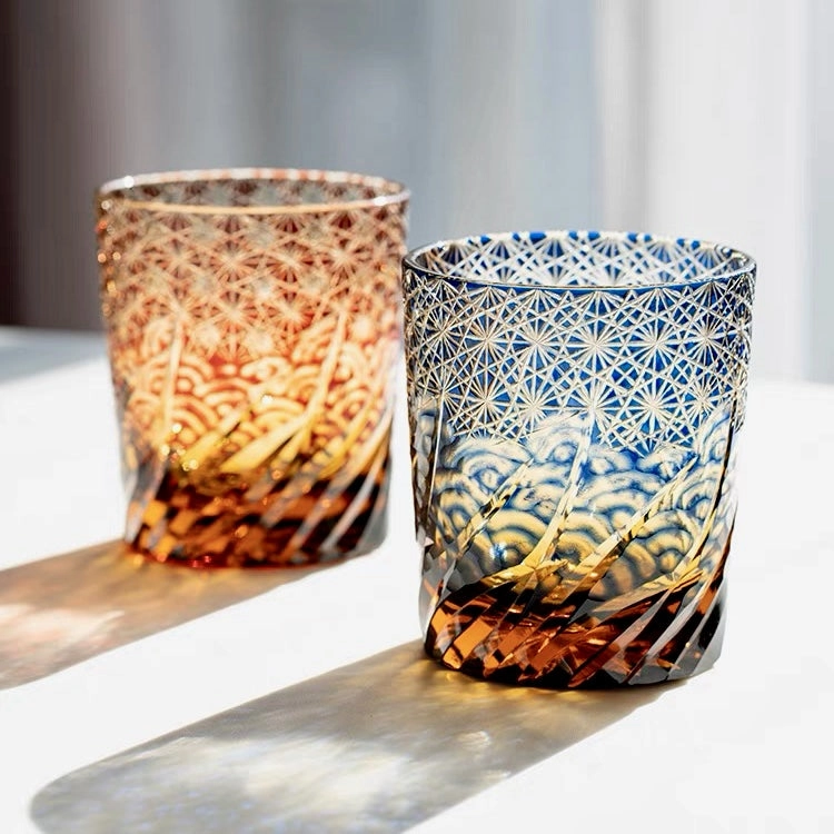 Edo Kiriko Whiskey Glassesmodern kitchen decor ,kitchen dinner set ,dinnerware 
