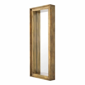 Eichholtz Magenta - Mirror In Vintage Brass Finishwall mounted decorative mirror,full length dressing mirror
