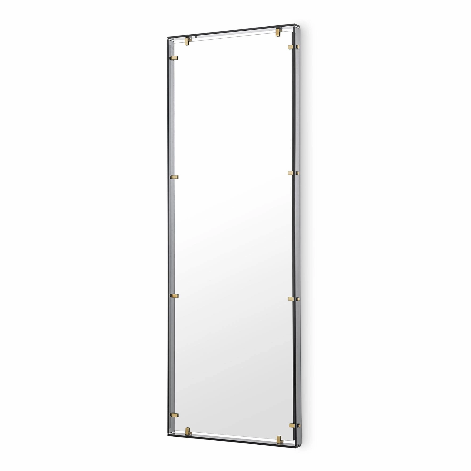 Eichholtz Verona - Mirror In Smoked Glasswall mounted decorative mirror,full length dressing mirror