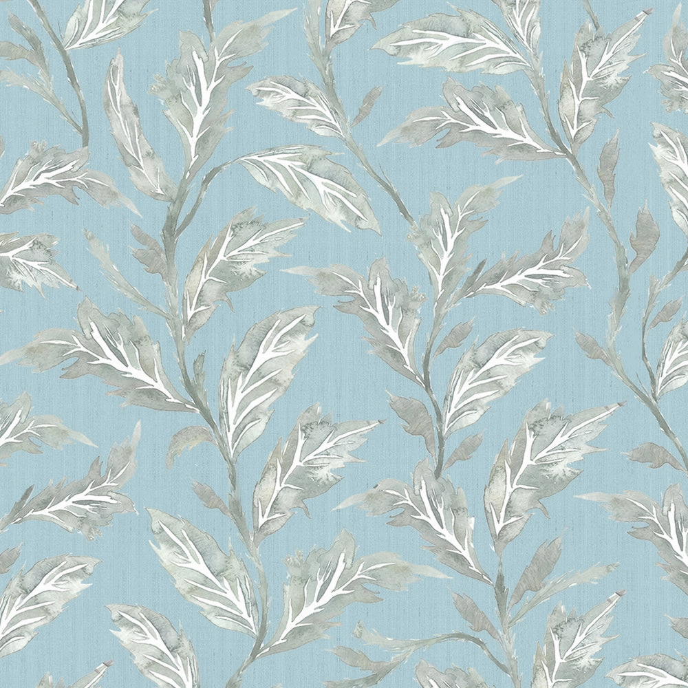 Eildon Printed Made to Measure Curtains Bluebell