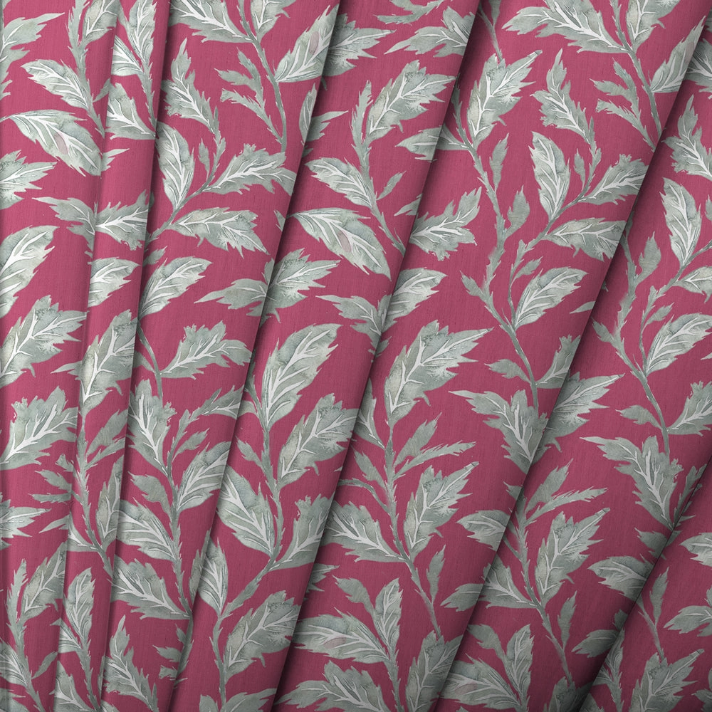 Eildon Printed Made to Measure Curtains Fuchsia