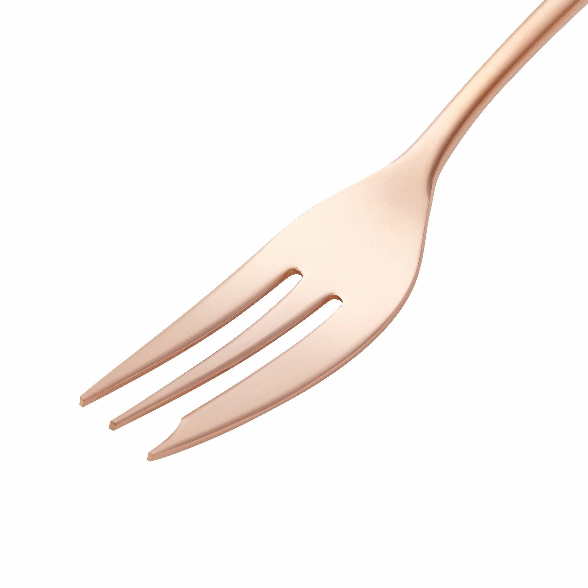 Elegante Cake Fork Pink Gold