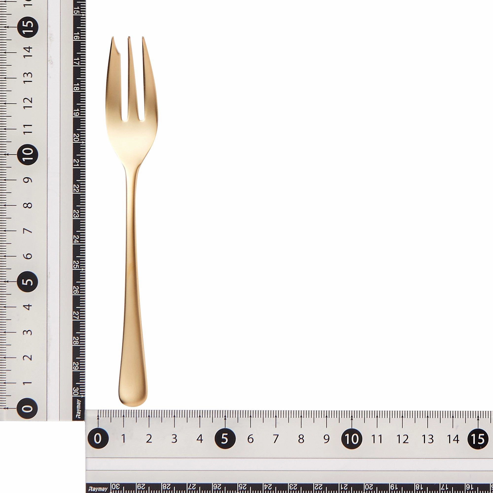 Elegante Cake Fork Pink Gold