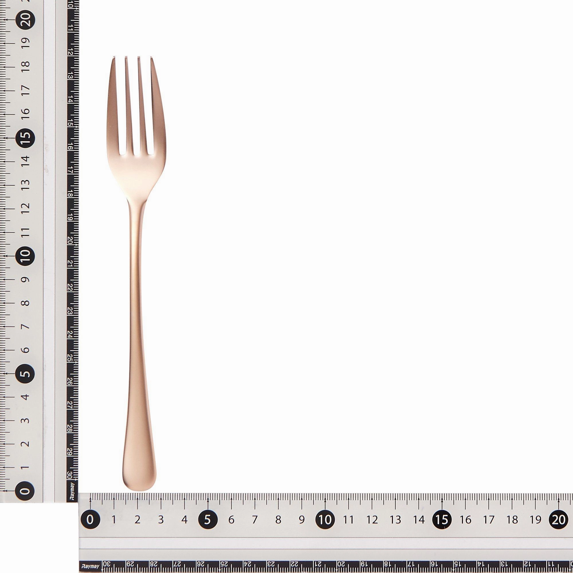 Elegante Dinner Fork Pink Gold