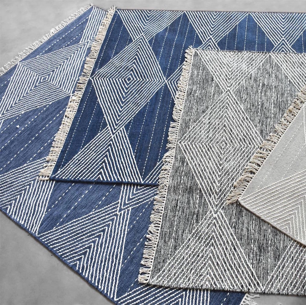 Ellie Modern Kelim Rugmodern color block patchwork rug