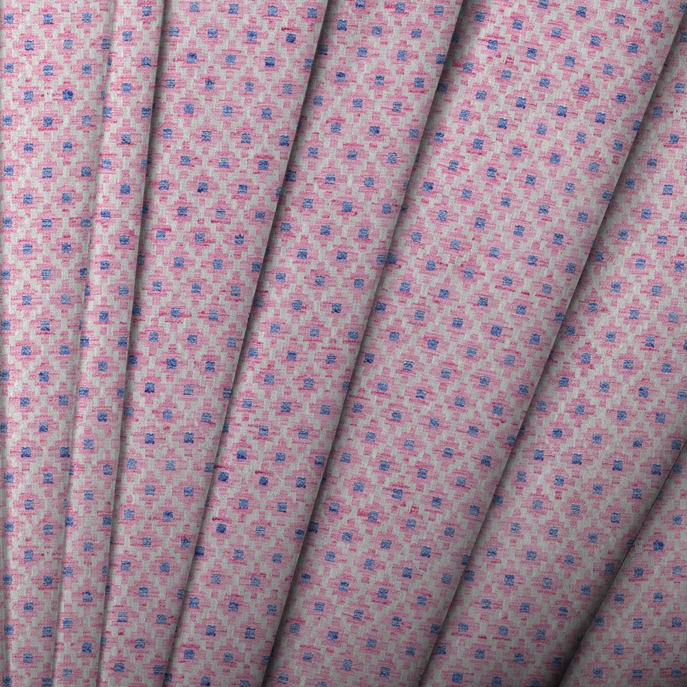 Elmore Woven Jacquard Made to Measure Curtains Heather