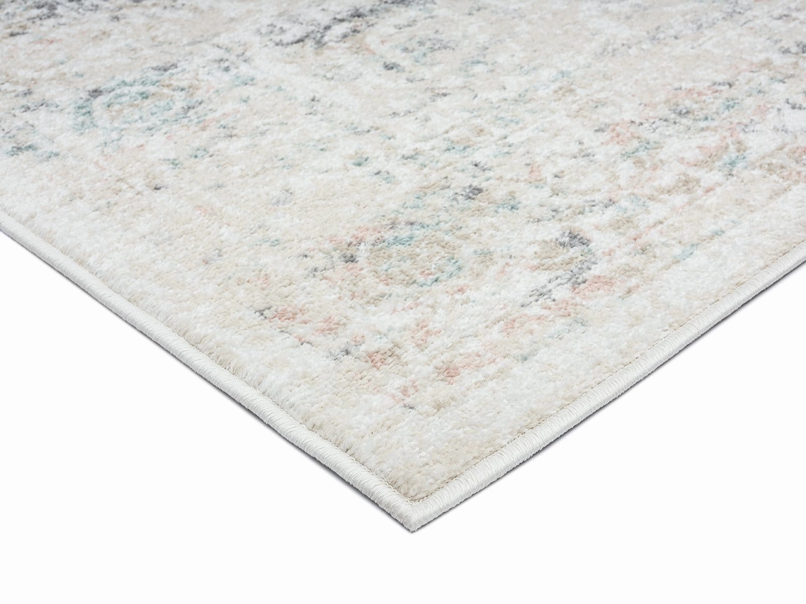 Elouise Cream And Grey Multi-Colour Traditional Floral Rug